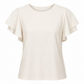 Aster Flutter-Sleeve Shell