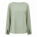 Mira Split-Cuff Blouse