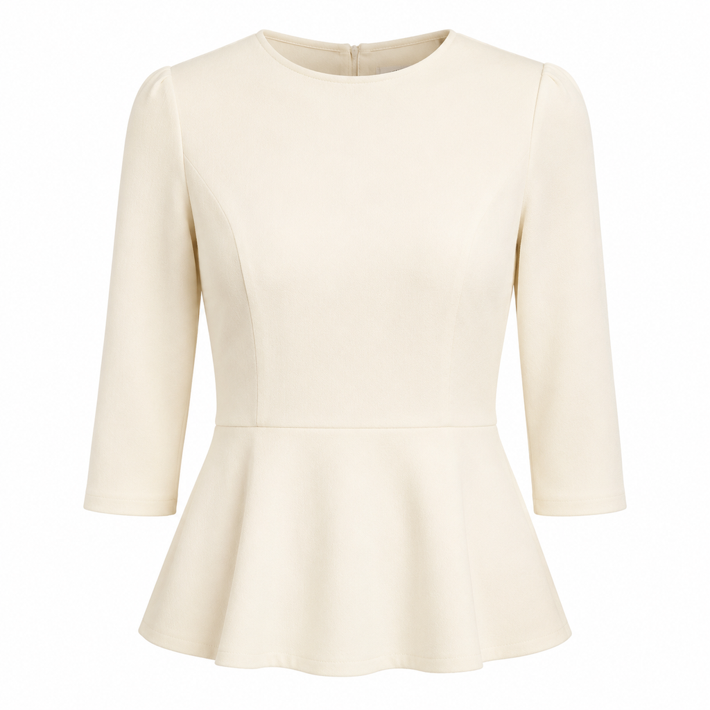 Elowen Soft-Peplum Top