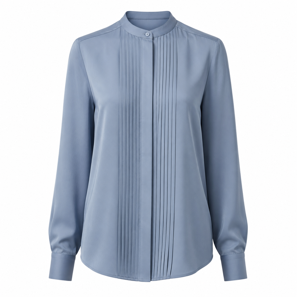 Arden Pleat-Front Shirt