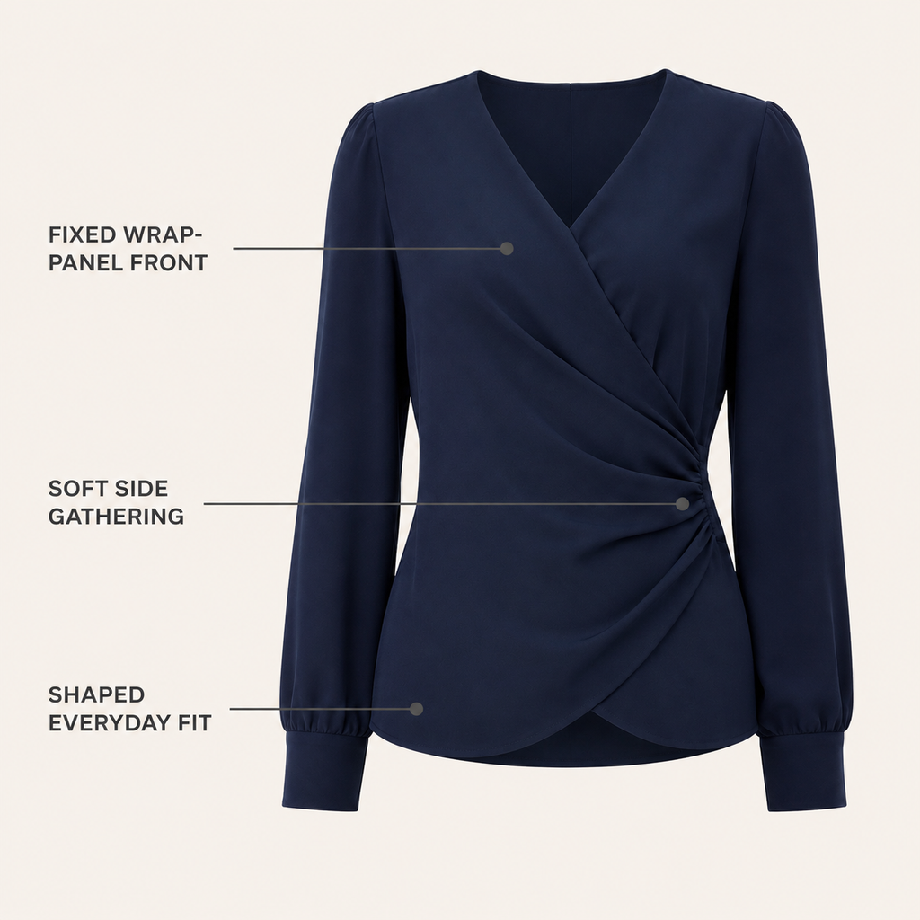 Lienne Wrap-Panel Top