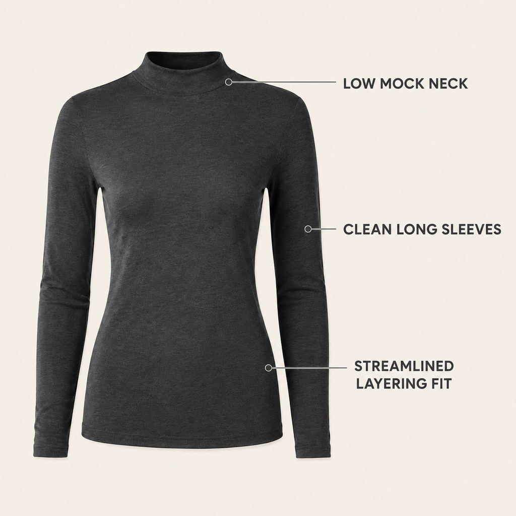 Briar Soft Mock-Neck Top