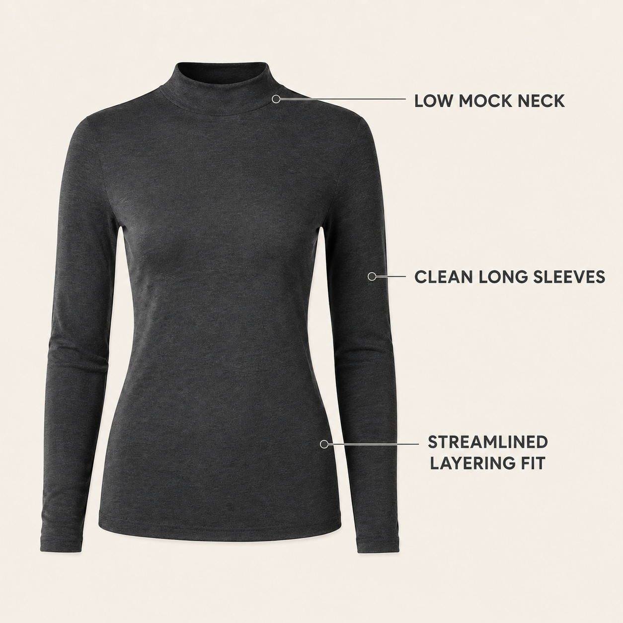 Briar Soft Mock-Neck Top