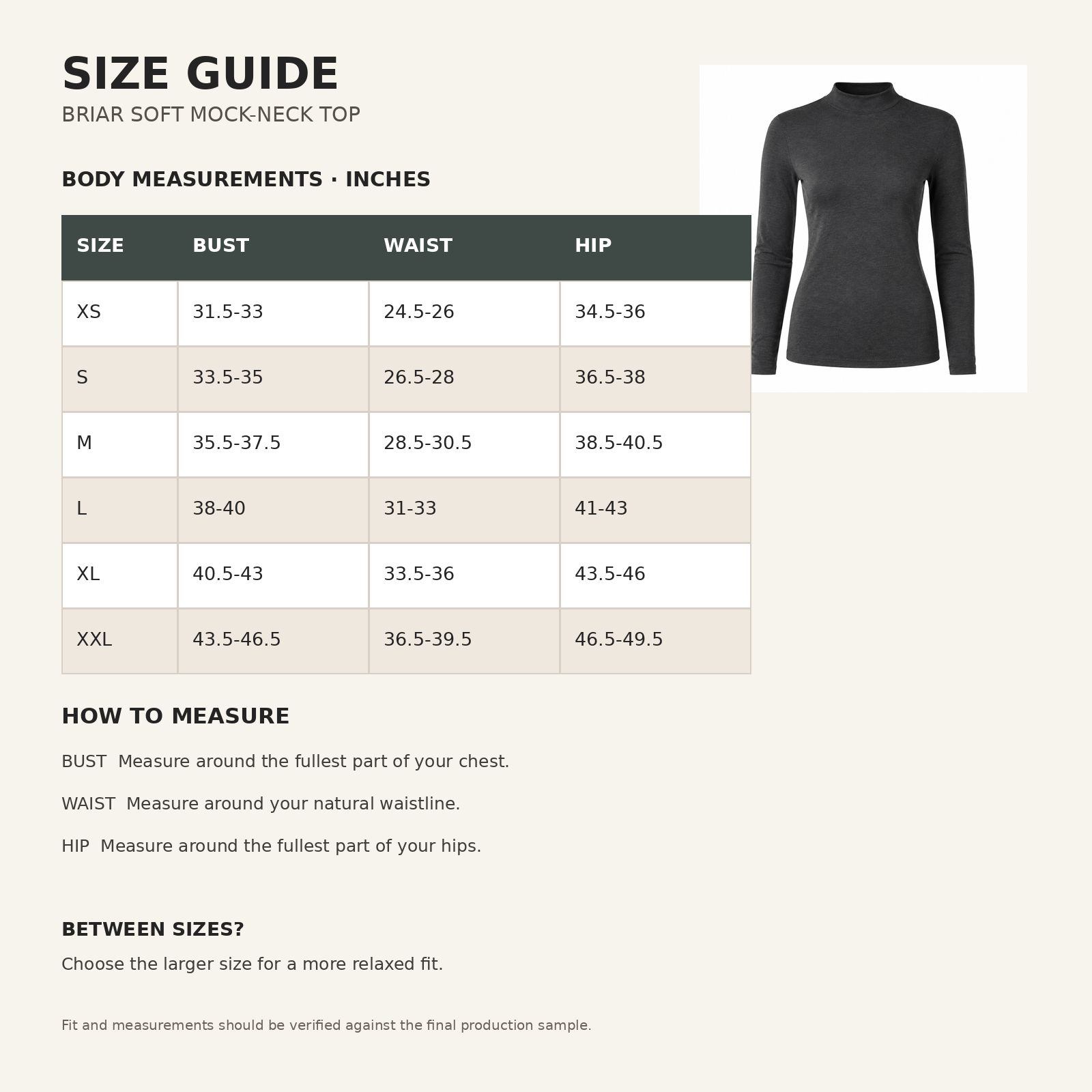 Briar Soft Mock-Neck Top