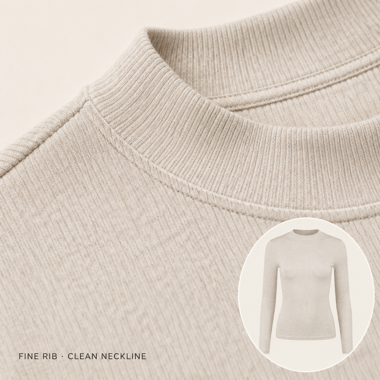 Noelle Ribbed Layering Top