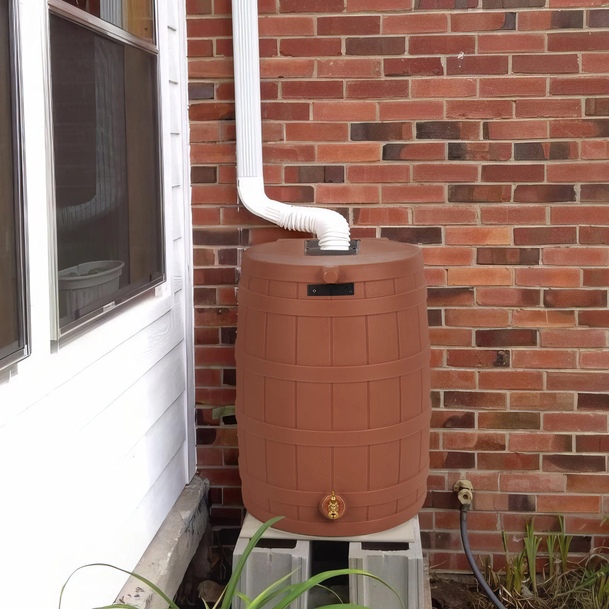 Good Ideas Rain Wizard Rain Storage Collection Rain Barrel 50 - Gallon