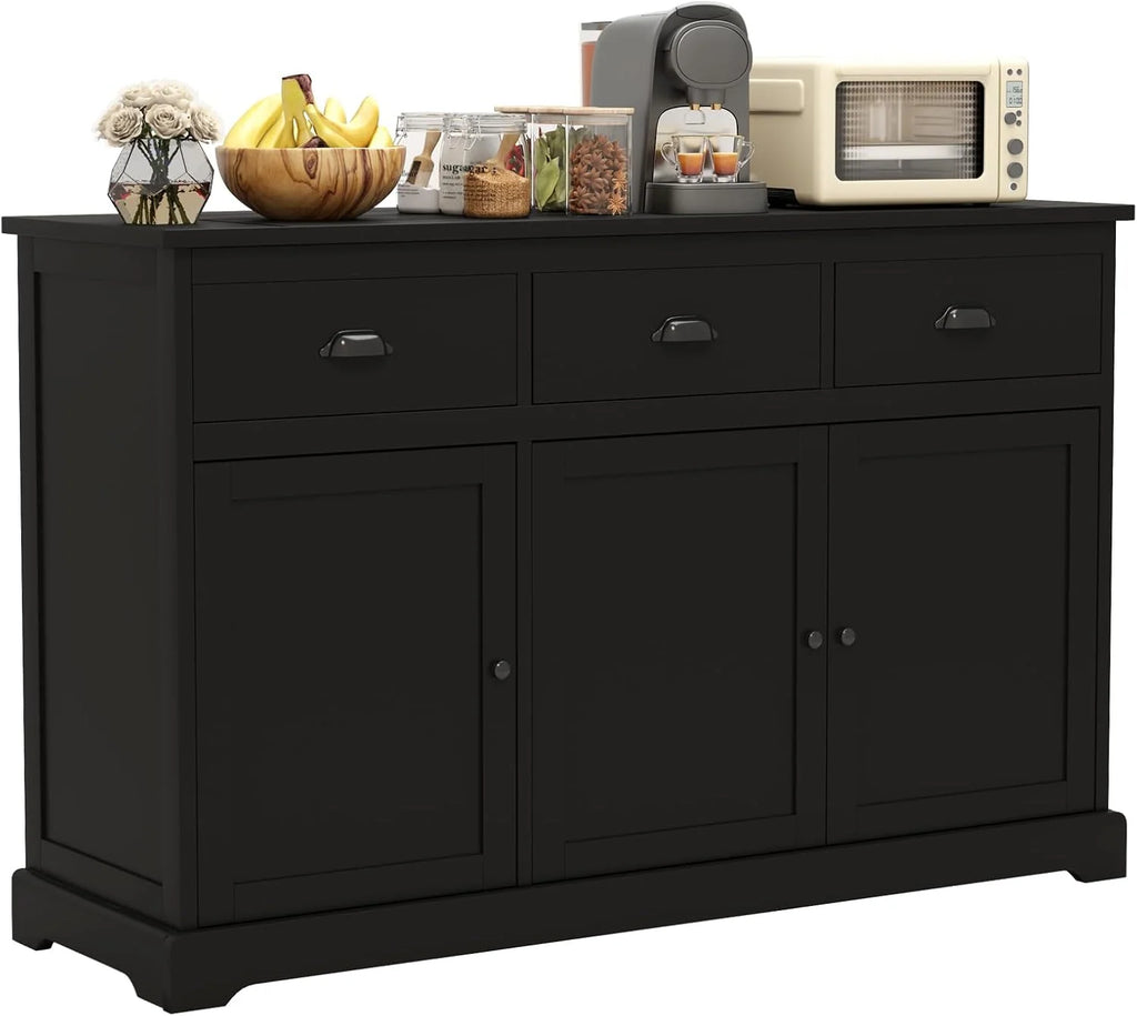 53.5-Inch Buffet Sideboard with 3 Drawers
