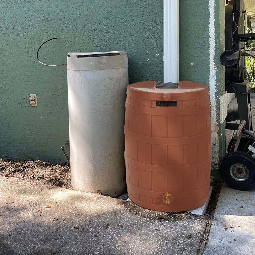 Good Ideas Rain Wizard Rain Storage Collection Rain Barrel 50 - Gallon
