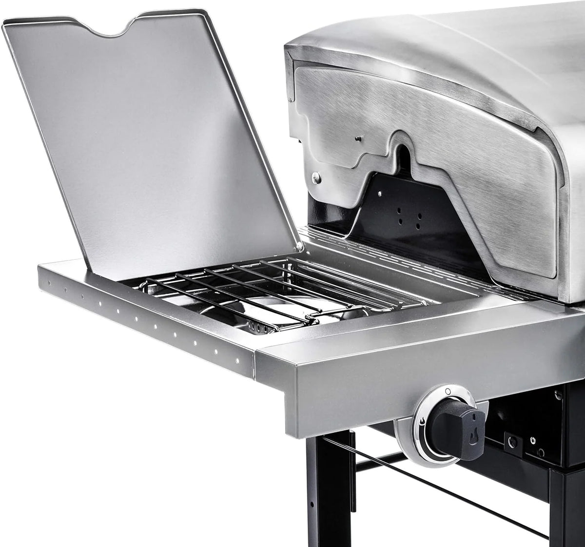 4-Burner Stainless Steel Cart-Style Gas Grill