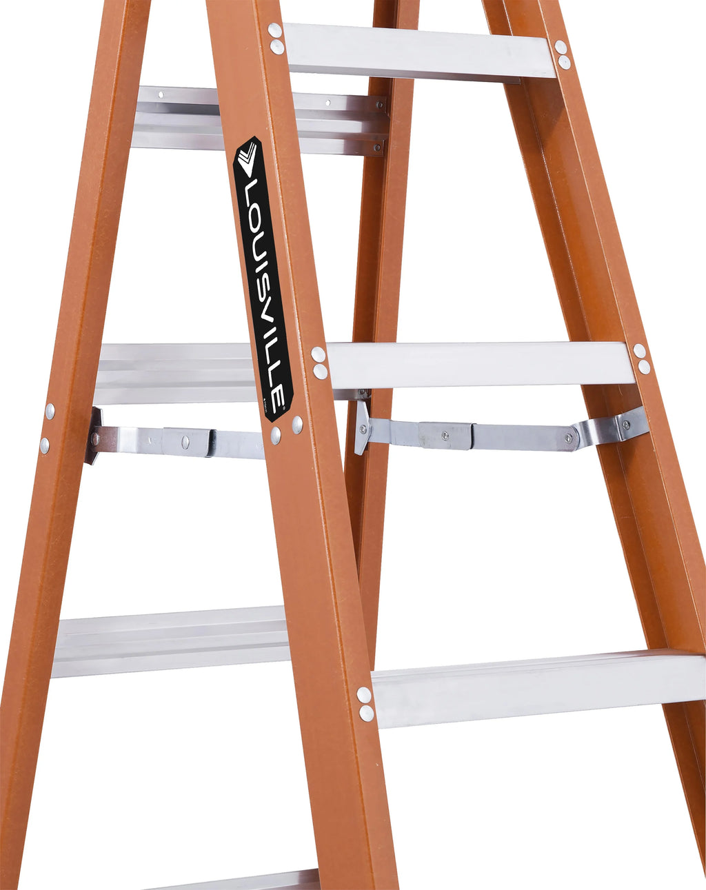 Louisville Ladder 10 - Foot Fiberglass Step Ladder, 300 - Pound Load Capacity, Type IA, FS1510