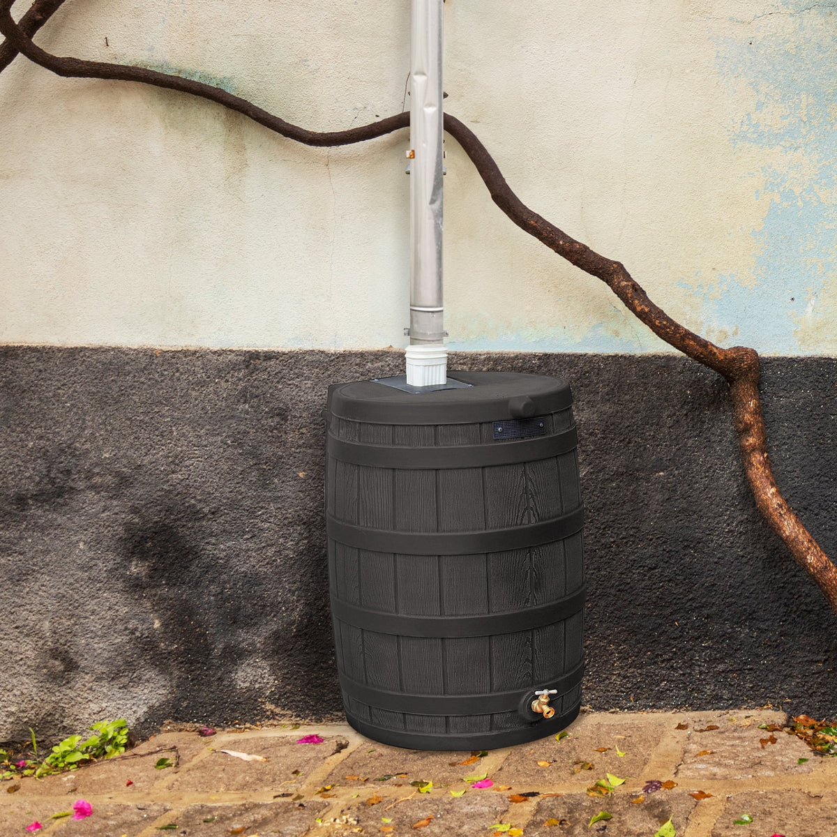 Good Ideas Rain Wizard Rain Storage Collection Rain Barrel 50 - Gallon