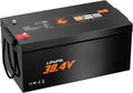 36V 100Ah OBM Bluetooth Low-Temp Protection LiFePO4 Battery, Built-in 100A BMS, Deep Cycle Lithium Iron Phosphate Battery Perfect for Trolling Motors, Yachts, Marine, Boats, RV, Home