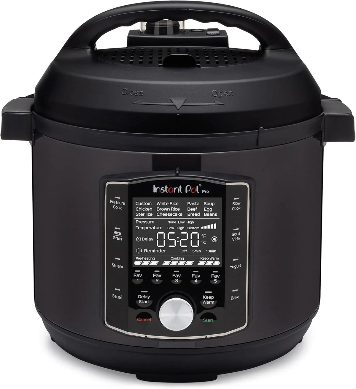 Instant Pot Pro 10-in-1 Pressure Cooker, Slow Cooker, Rice/Grain Cooker, Steamer