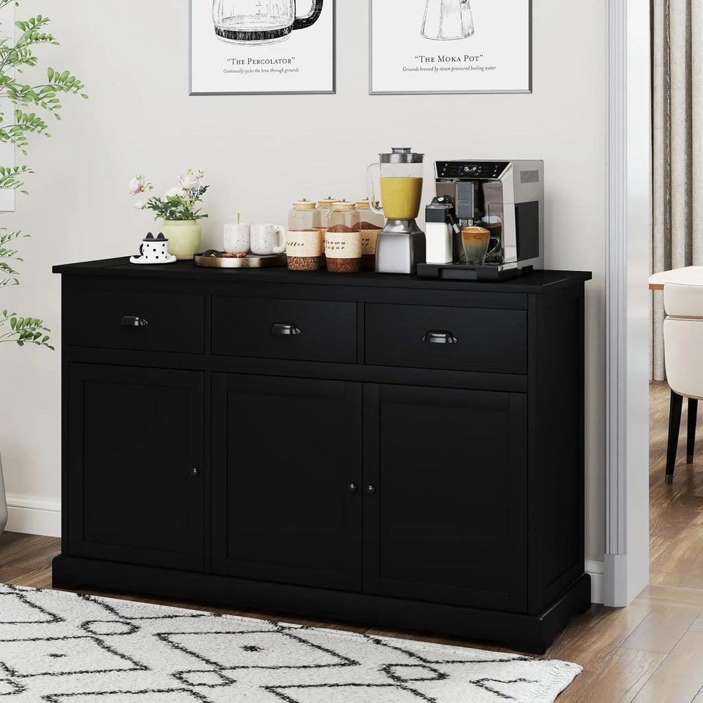 53.5-Inch Buffet Sideboard with 3 Drawers