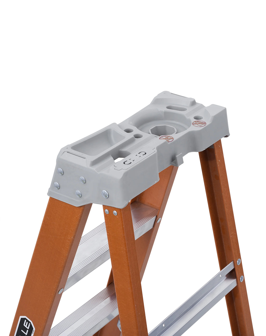 Louisville Ladder 10 - Foot Fiberglass Step Ladder, 300 - Pound Load Capacity, Type IA, FS1510