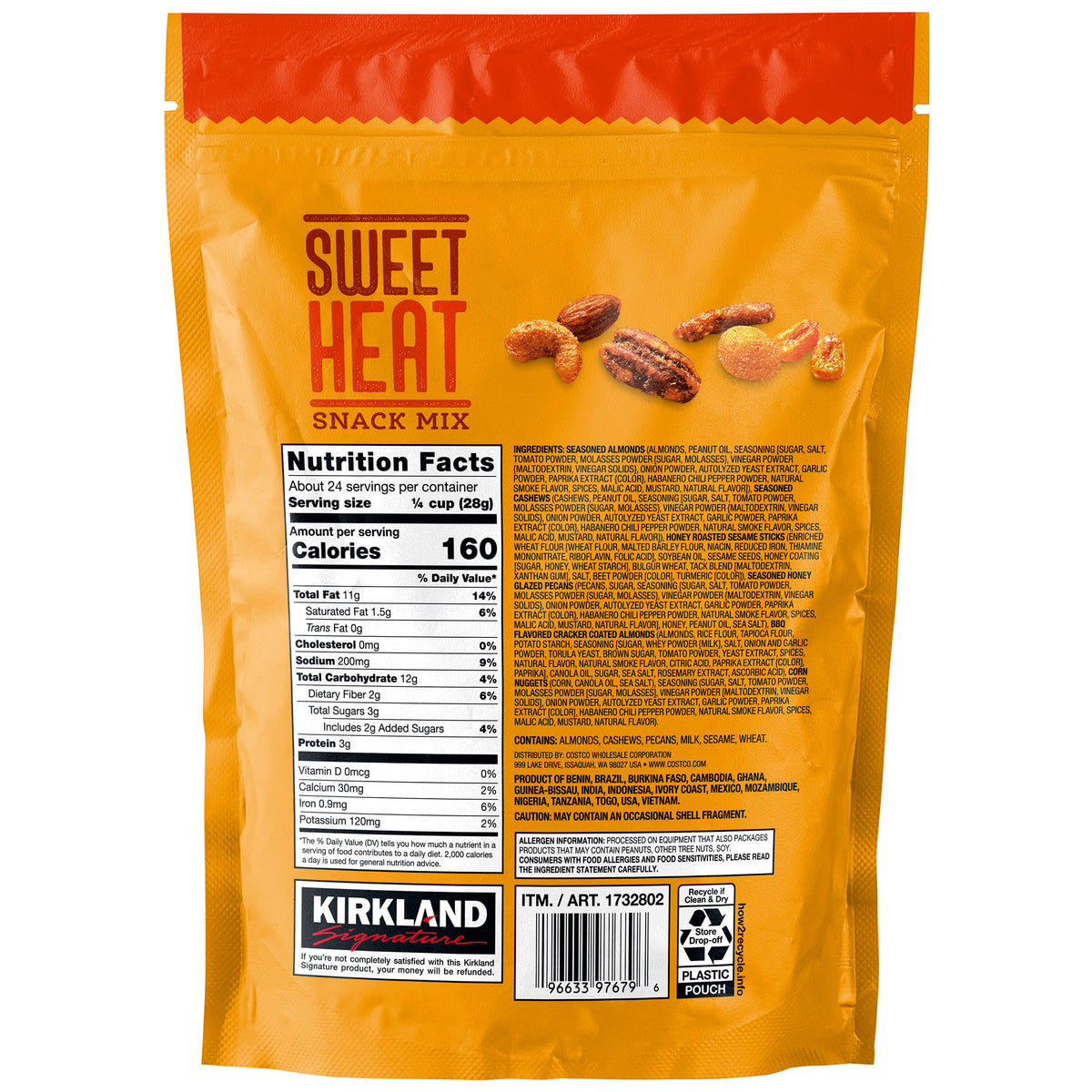 Kirkland Signature Sweet Heat Snack Mix, 24 oz