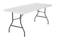 Cosco 6 Foot Folding Table in White Speckle