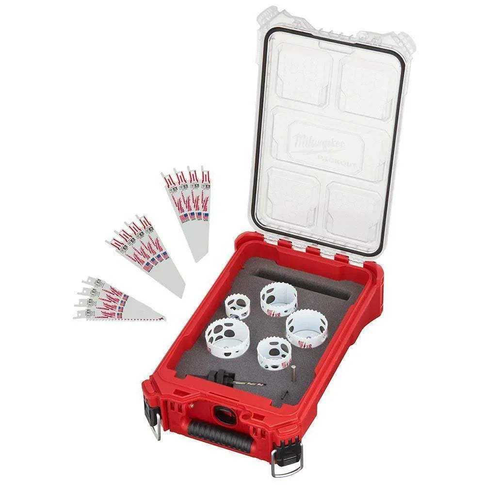 49-22-5620 Hole Dozer Bi-metal General Purpose Hole Saw and Reciprocating Saw Set with Packout Case (20-PIECE